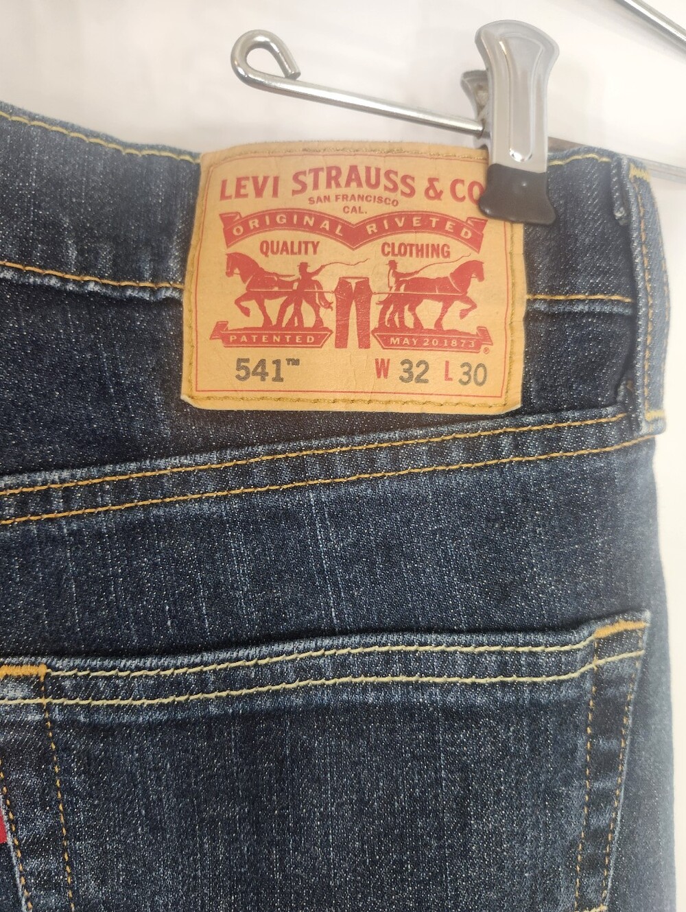 👖Levi's 541 Straight Fit Men's Dark Blue Denim Jeans👖